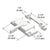 CRL White Window Sash Lock Replacement 2-1/8" Screw Hole Spacing