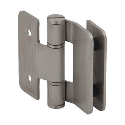 CRL Brushed Nickel Zurich 05 Series Wall Mount Outswing Hinge in sleek, modern design