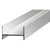 CRL 80-inch Brite Anodized Side Jamb for CK/DK Cottage Sliding Door