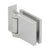 CRL Polished Chrome Mini L-Plate Hinge for Glass Doors