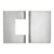 CRL Polished Chrome Replacement Cover Plate for MEL1800RB Hinge