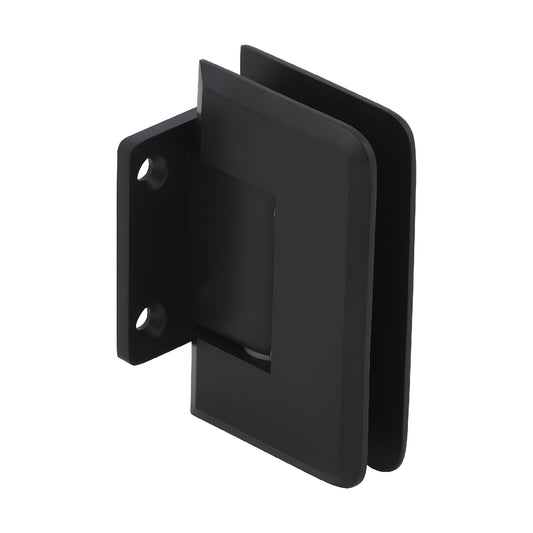 Pinnacle P1N0740RB oil-rubbed bronze brass shower hinge, short back plate, for 8-12mm (5/16-1/2") glass