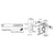 CRL Aluminum Radius Weather-Stripped Faceplate for DL2110 Deadlocks