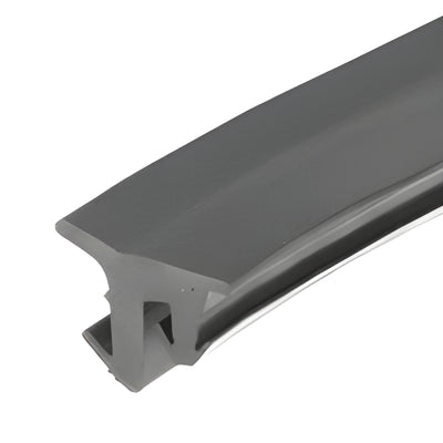 CRL-U.S. Aluminum 487 Gray Vinyl Glazing Gasket 3/8–1/2 in Glass 100ft
