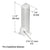 CRL 7/16" Nylon Window Roller Replacement for Guaranteed Products