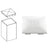 CRL Sky White 4x4 Post Cap - Fits 4x4 Deck & Fence Posts