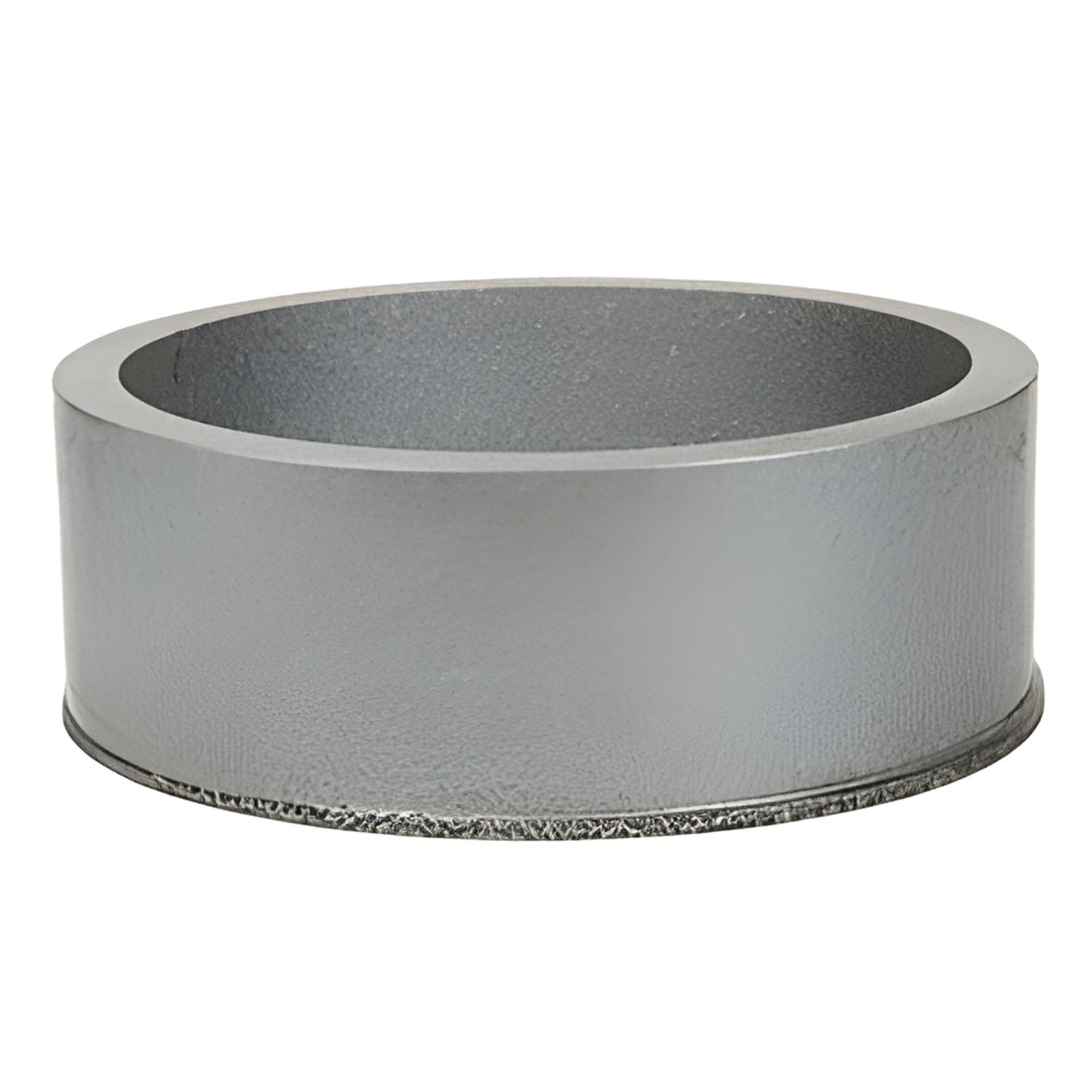 CRL RBR9 4-1/2" cast iron drilling ring with bonded rubber base for glass drilling