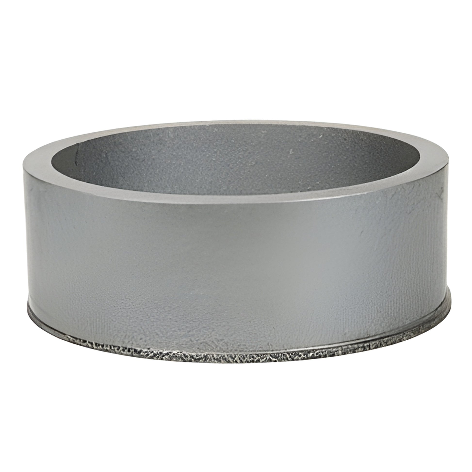 CRL RBR9 4-1/2" cast iron drilling ring with bonded rubber base for glass drilling