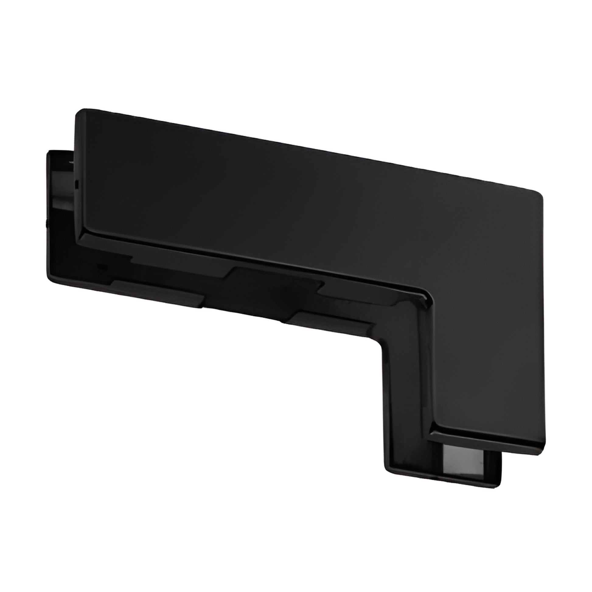 Matte black replacement cover plate for PH40 sidelite/transom patch fittings (set of two)