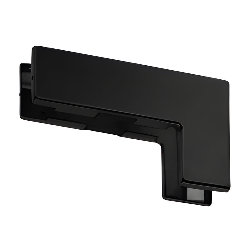 Matte black replacement cover plate for PH40 sidelite/transom patch fittings (set of two)