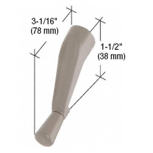CRL Stone Crank Handle for Andersen Windows: Durable, stylish, easy installation.