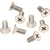 CRL Satin Nickel 5x12mm Flat Head Phillips Cover Plate Screws