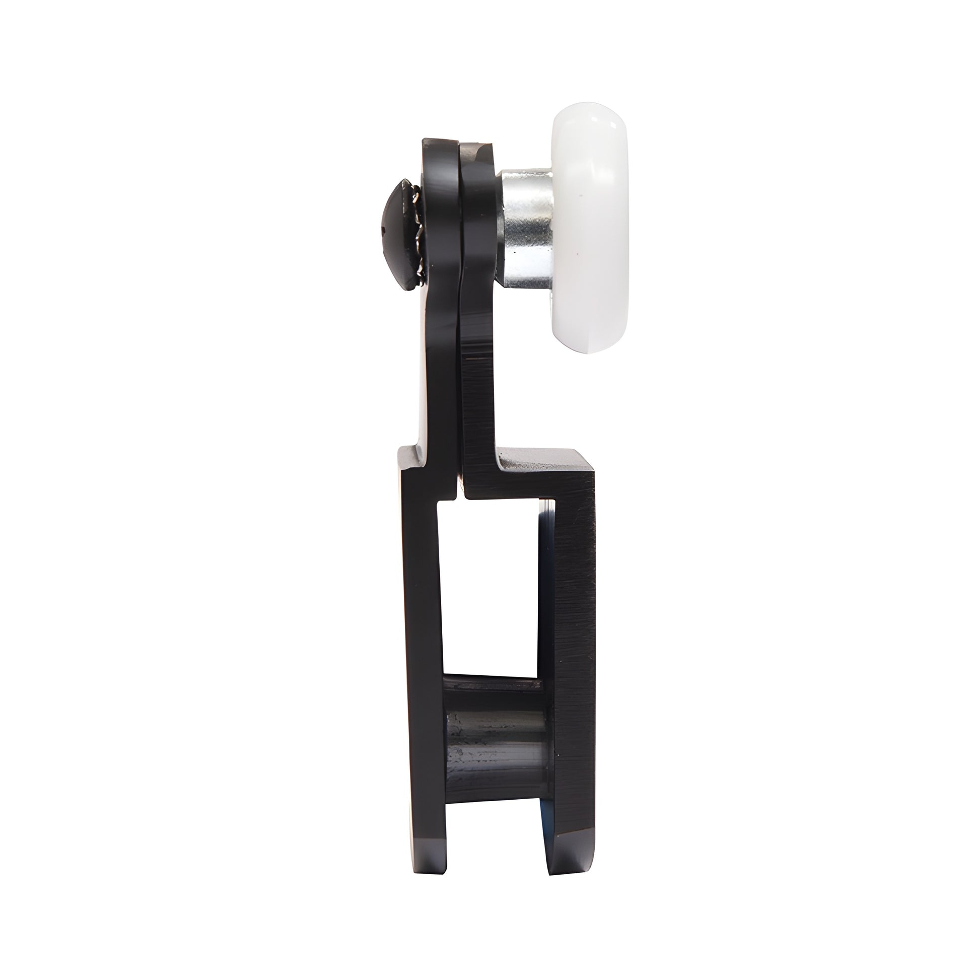 DK660RB oil rubbed bronze top hanger with dual white nylon rollers for 3/8" (10mm) frameless sliding shower glass
