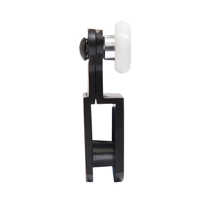 DK660RB oil rubbed bronze top hanger with dual white nylon rollers for 3/8" (10mm) frameless sliding shower glass