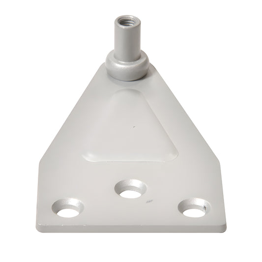 Aluminum parallel-arm shoe bracket for surface-mounted door closers, three-hole mount - replacement part SKU DC7PABA.