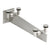 CRL 24 in Brushed Stainless Steel Sloped Glass Awning Wall Bracket