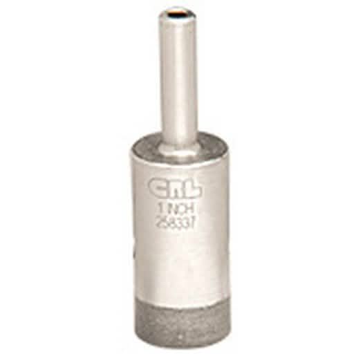 CRL 1" DCD Series Straight Shank Electro-Formed Diamond Drill for precision drilling.