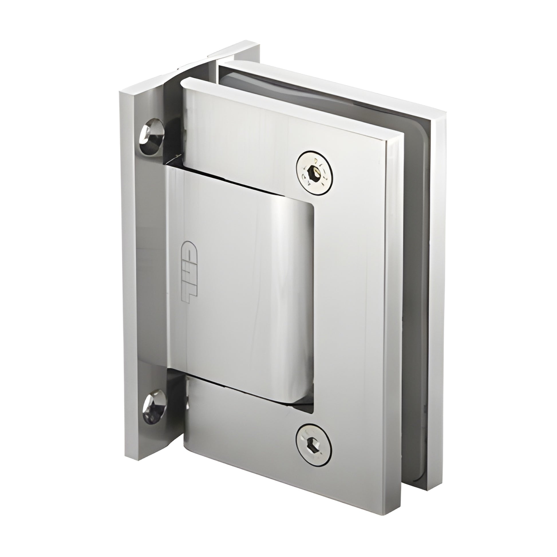 CRL H8010SA wall-mount self-closing aluminum hinge for interior glass doors, satin anodized finish