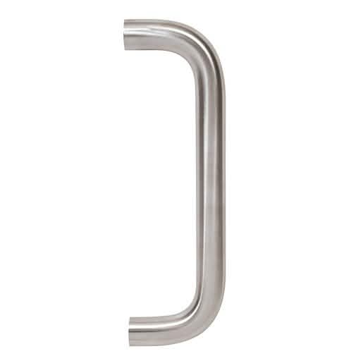 CRL 1-inch Brushed Stainless Solid Pull Handle, 10-inch - Sleek, Durable Door Hardware