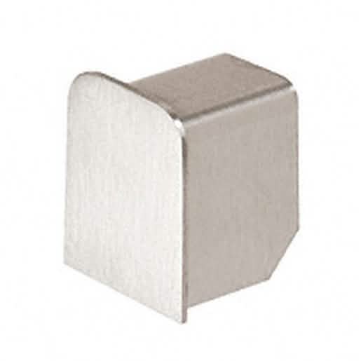 CRL Brushed Stainless End Cap for 1/2" U-Channel Railing - Durable, Sleek Finish