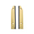 CRL DRX 4 in Polished Brass Split Tapered End Cap with Filler