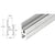 CRL Mill Drop-In Aluminum Triple Track Frame Top & Side