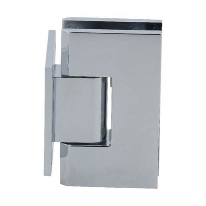 CRL Polished Chrome Vienna 074 Wall Mount Hinge with Short Back Plate, Sleek Design