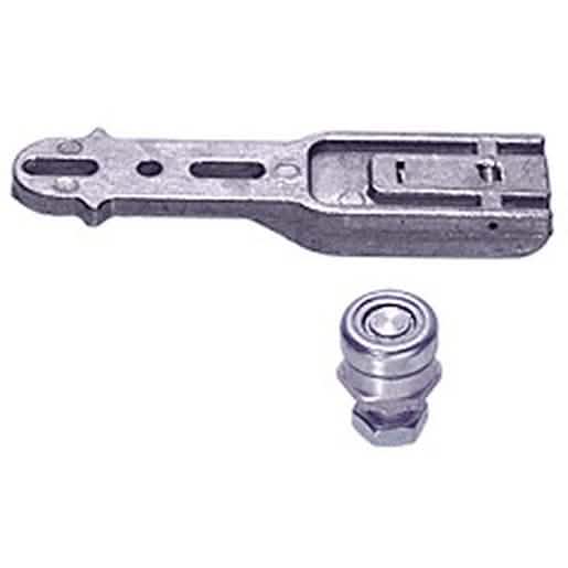 CRL Jackson® Threshold Mount Bottom Pivot Set for 1\" Deep Door Rail Installation
