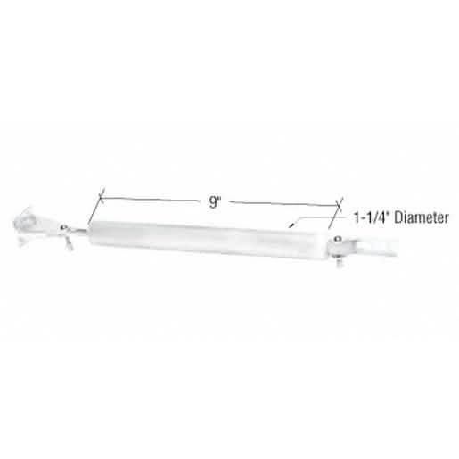 CRL White Medium Duty Screen Door Closer - Pneumatic, Durable, Easy Install, Weather-Resis