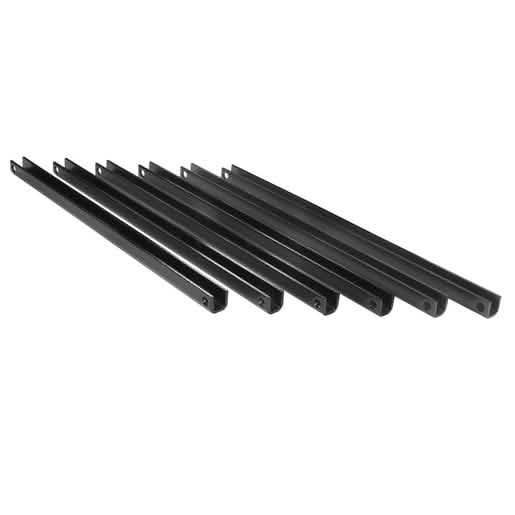 CRL Zinc Plated 1/4" Steel Stanchion, 30" Long - Durable, Heavy-Duty Support Pole