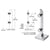 CRL 316 Polished Stainless Mini Standoff Post for Glass Railings