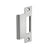 U.S. Aluminum 4 in Door Strike Plate US32D Satin Chrome 450517
