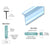 CRL Translucent Vinyl T-Wipe Edge Seal for 7/16 in Gap, Pre-Taped