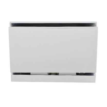 Polished chrome solid-brass top/bottom pivot hinge for 12mm glass shower door - SRCAR01CH