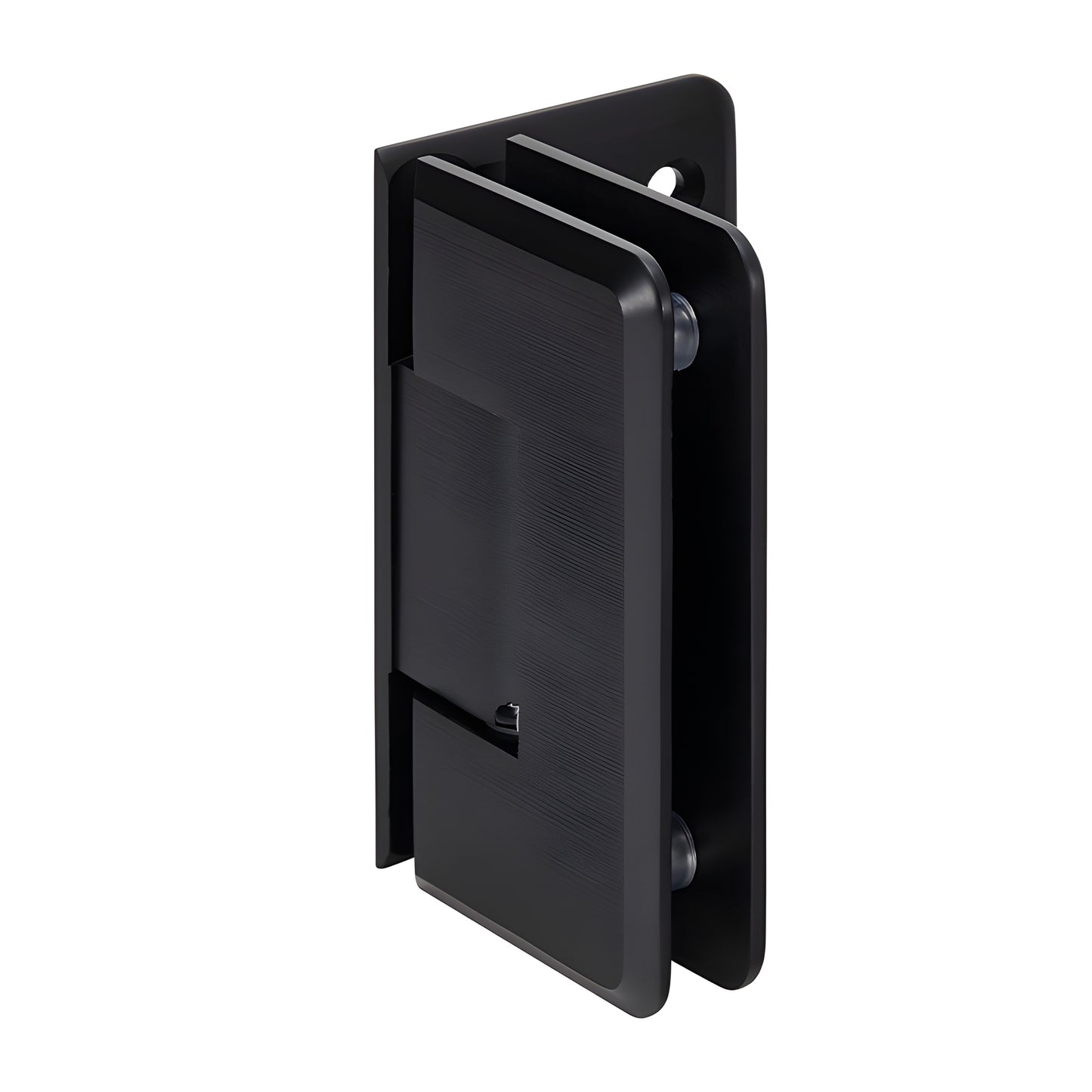 C0L0440RB Cologne oil rubbed bronze beveled shower door hinge, wall mount offset for 3/8-1/2 tempered glass.