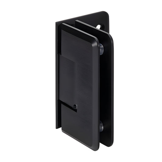 C0L0440RB Cologne oil rubbed bronze beveled shower door hinge, wall mount offset for 3/8-1/2 tempered glass.