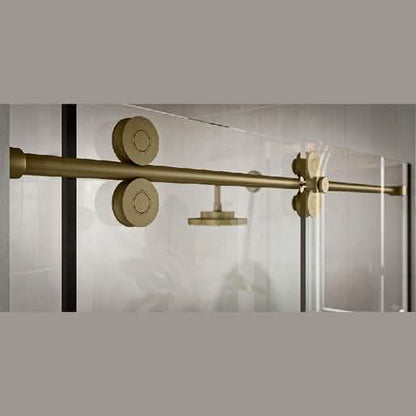 CRL Brushed Bronze 180° Crescent Series Sliding System - Elegant, Durable, Modern Design