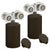 CRL Hydroslide Oil Rubbed Bronze Sliding Door Roller Kit