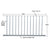 CRL Mill 60" x 48" Picket Fence Panel - Series 200/300/350/400