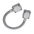 CRL Brushed Stainless Armored Door Loop Cable - Door Wiring Protector