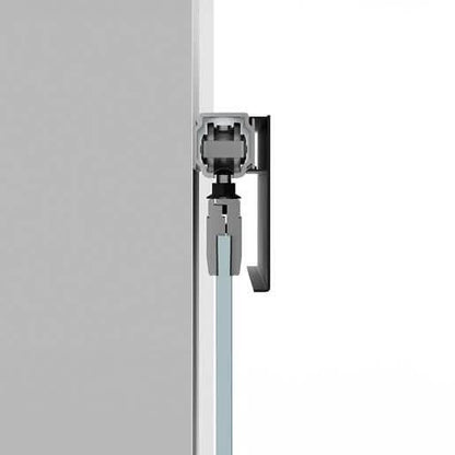 Matte Black Sliding Door Wall Mount Kit - CRL70 Series, Sleek Design for Modern Spaces