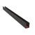 CRL Matte Black U-Channel for 3/8" Glass Panels, 118"