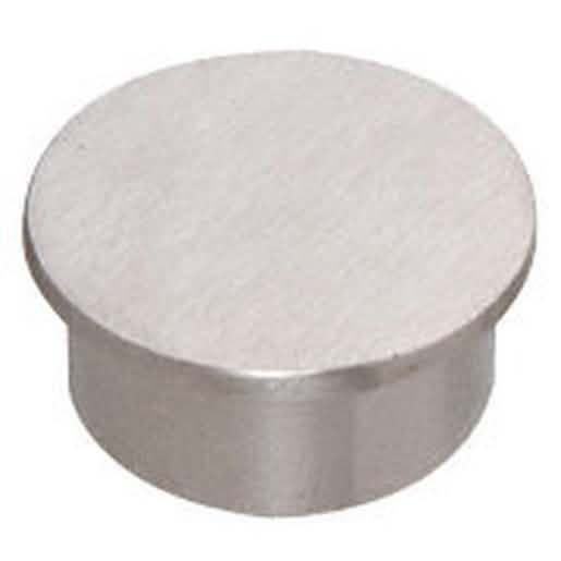 CRL Polished Stainless 1-1/4" End Cap - Durable Schedule 40 Fitting for Railings