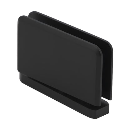 Oil-rubbed bronze frameless shower hinge, brass Number Two pivot for 8-10mm tempered glass, 5 pre-set