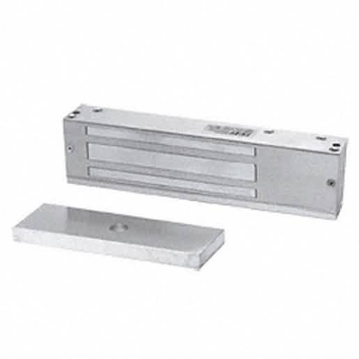 CRL SDC® EMLock® Single Electromagnetic Lock, 1650 lb Holding Force, Aluminum Finish