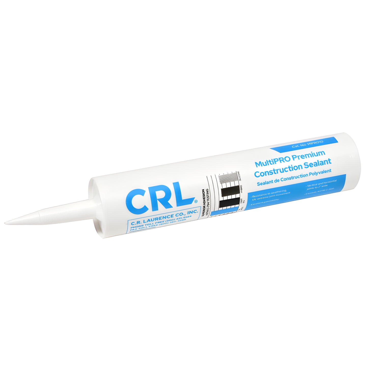 CRL MultiPRO MPR010W 10 oz white construction sealant cartridge with nozzle