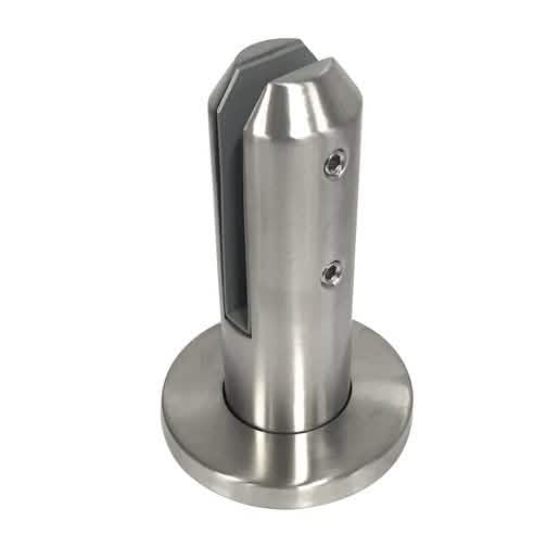 "CRL Brushed Stainless Steel 2205 Round Surface Mount Friction Fit Spigot - Durable Design