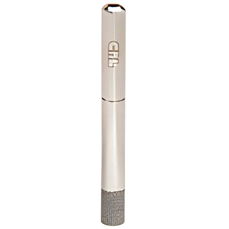 CRL DCD38 electro-formed diamond drill bit, 3/8" x 1-3/8" straight shank for flat glass, thin-wall production bit