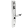 Adams Rite eForce 3090 keyless entry keypad, clear anodized lever handle, surface-mounted commercial door lock