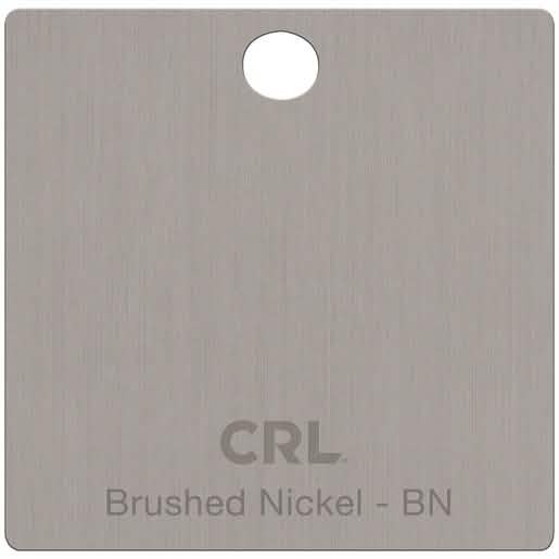 CRL Brushed Nickel Color Chip - Elegant, Durable Finish for Modern Architectural Design